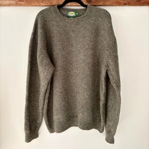 Cabela's—Wool Blend Green Heather Sweater